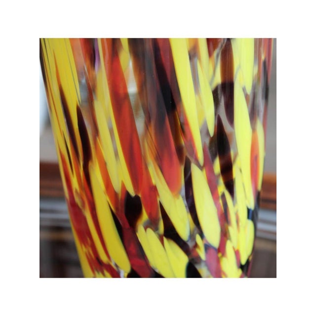 Murano Glass Spotted Vase, 1970s For Sale - Image 4 of 9