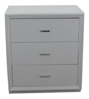 Mid Century Chest of Drawers With Chrome Hardware