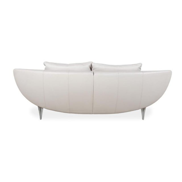 1600 Leather Three-Seater Grey Sofa with Manual Function by Rolf Benz For Sale - Image 11 of 13