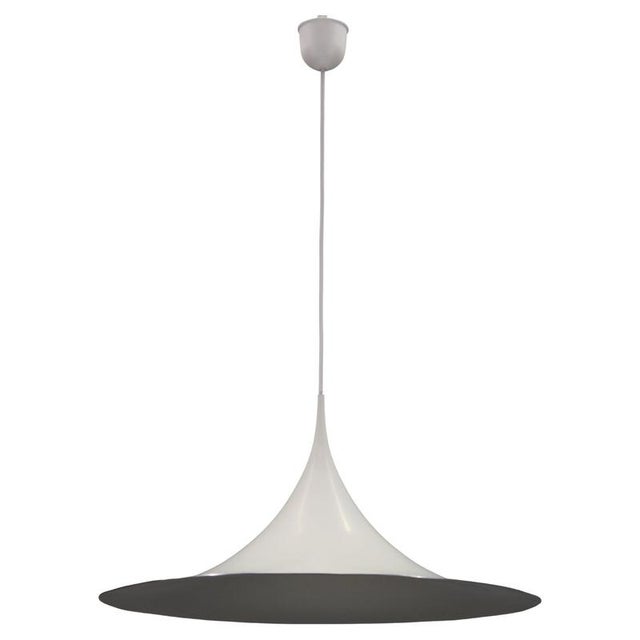 Semi Pendant Lamp by Claus Bonderup for Fog and Morup, 1970s For Sale - Image 12 of 12