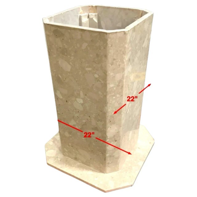 Stone Marble Entry Center Table For Sale - Image 7 of 8