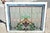 Antique Art Nouveau Stained Glass Blue Green Orange Fleur De Lis Window For Sale In Philadelphia - Image 6 of 11
