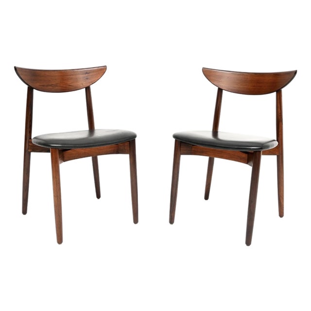 Vintage Danish Dining Chairs by Harry Ostergaard for Randers, 1960, Set of 2 For Sale