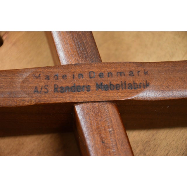 1960s Solid Teak Danish Arm Chair by Harry Ostergaard For Sale - Image 9 of 11