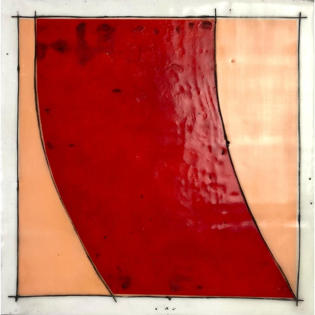 Encaustic Mixed Media Art Installation by Gina Cochran - "Until Sunday" - 16 Panels For Sale - Image 15 of 18