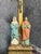 Wood Antique Wood, Gilded Brass and Terracotta Crucifix,1800s For Sale - Image 7 of 11