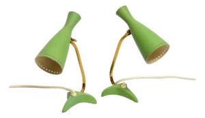 Mid-Century Modern Diabolo Crows Foot Table Lamps from Cosack, 1950s, Set of 2