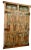 Antique Rustic Carved Exterior Teak Double Hinged Doors, Colonial Plantation Architecture For Sale In Orlando - Image 6 of 13
