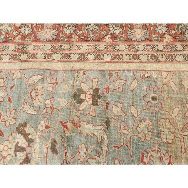 Beige Galerie Shabab Collection Early 20th Century Persian Mahal Carpet For Sale - Image 8 of 10