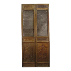 Pair of Lattice Screen Door Panel