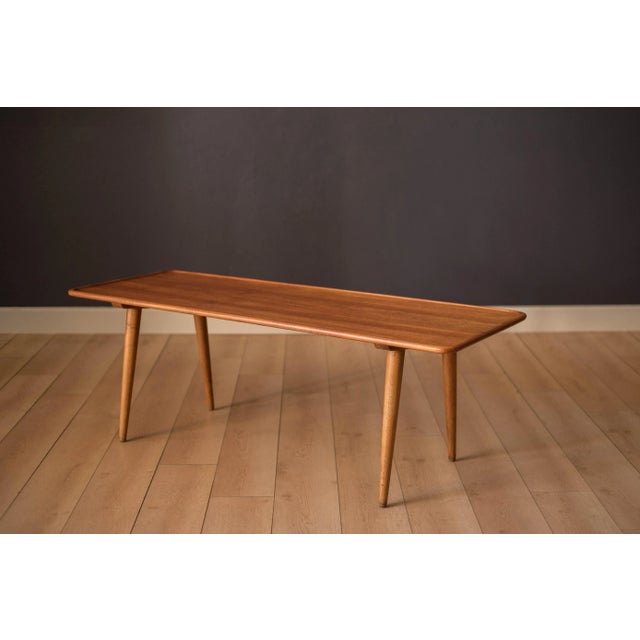 Vintage Danish At-11 Solid Teak Coffee Table by Hans J. Wegner For Sale - Image 10 of 10
