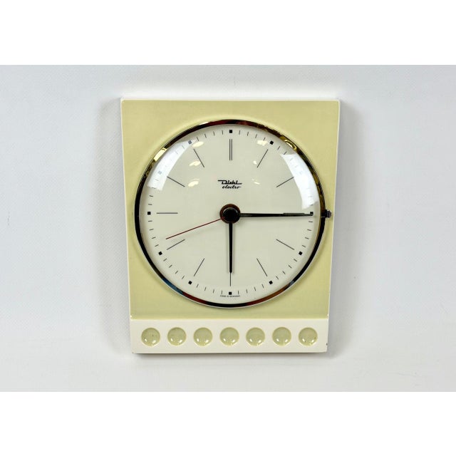 Vintage Kitchen Ceramic Wall Clock from Diehl, 1960s For Sale - Image 9 of 9