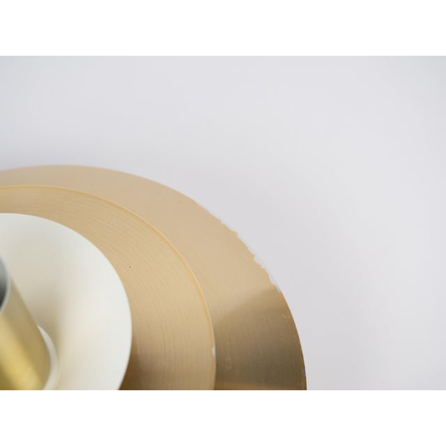 Gold Vintage Danish Verona Lamp by Kurt Wiborg for Jeka, 1980s For Sale - Image 8 of 13