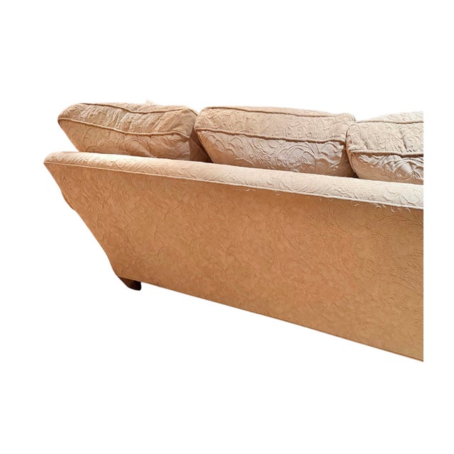 2010s Stickley Three Cushion Sofa With Pillows; Exceptional Style and Form For Sale - Image 5 of 12