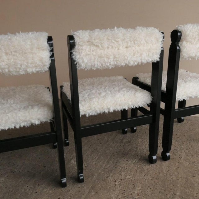 Fluffy Dining Chairs, 1980s, Set of 6 For Sale - Image 15 of 17