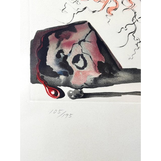 1970s 1970s Dali Conquest Cosmos Frozen Watches Space Time Hand Signed Numbered Surreal Art For Sale - Image 5 of 5