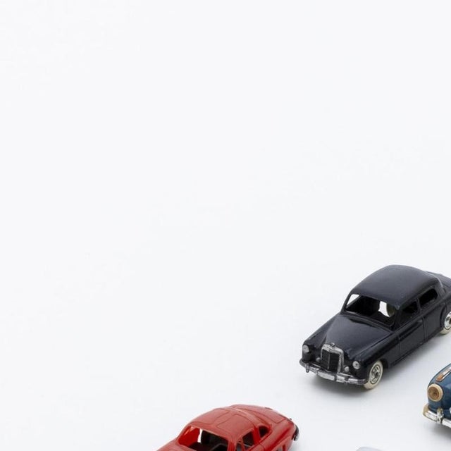Toys - six miniature mercedes-benz cars. 20th century europe, made of metal and other materials, consisting of a corgi...