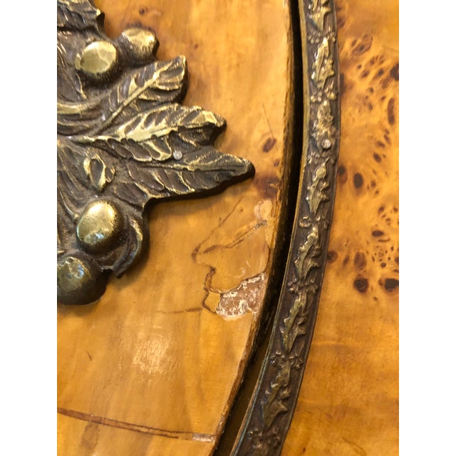 Louis XV Style Marble Top Bombe Six Drawer Commode Dresser With Ormolu and Matching Mirror For Sale - Image 12 of 13