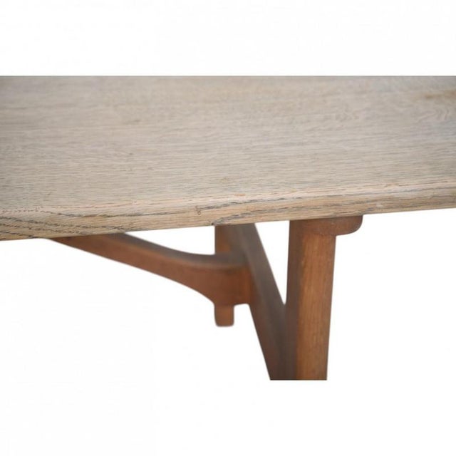 Vintage Coffee Table in Oak by Børge Mogensen, 1960s For Sale - Image 12 of 18