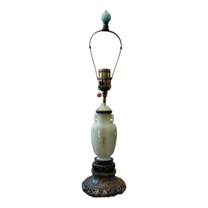 Antique Chinese Jade Lamp