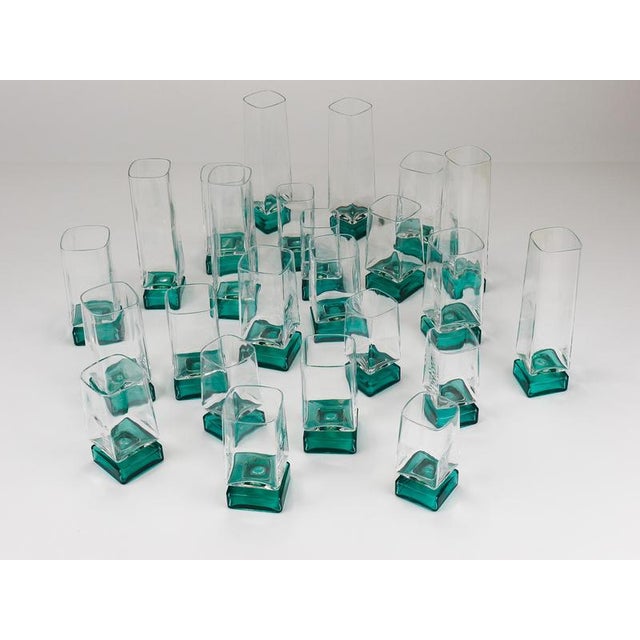 Vintage Italian Light and Music Monet Glasses from Luigi Bormioli, 1980s, Set of 24 For Sale - Image 12 of 17