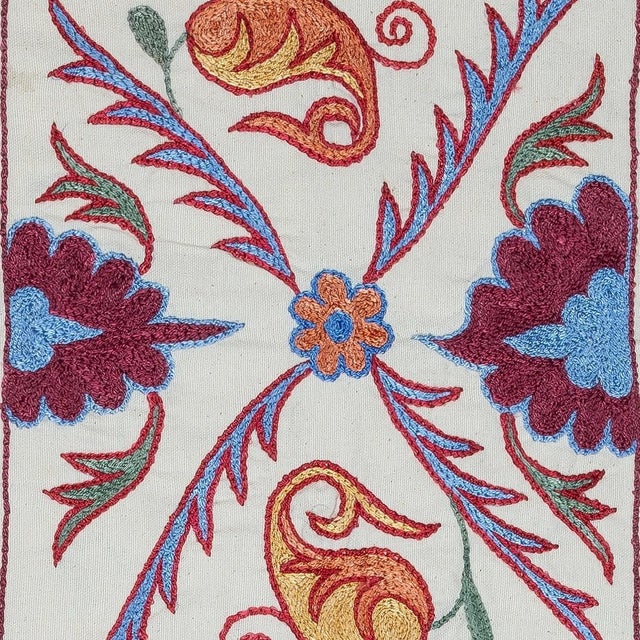 New Hand-Embroidered 100% Cotton Cushion Cover – Authentic Uzbek Textile Art Bring a touch of Central Asian heritage to...