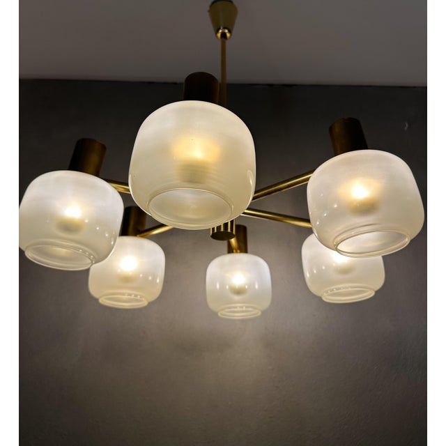 Vintage Chandelier from Kaiser Leuchten, 1970s For Sale - Image 6 of 14