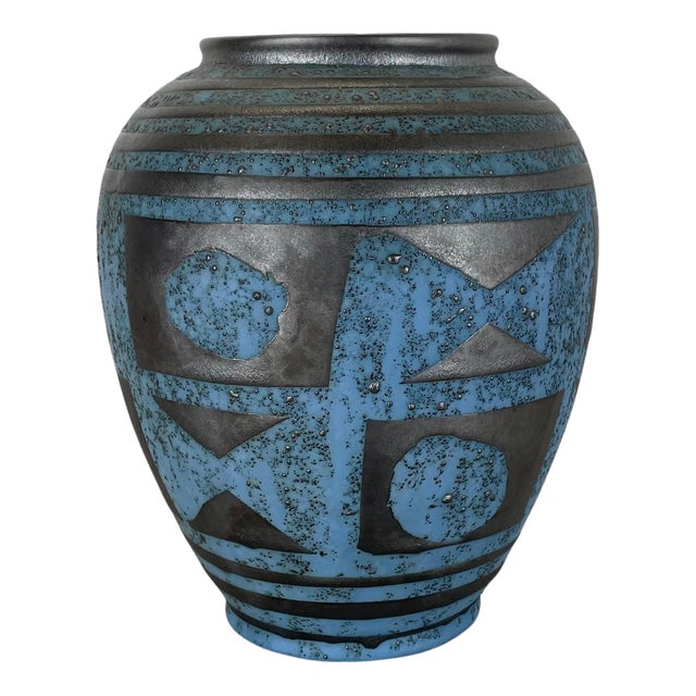 Fat Lava Ceramic Ankara Vase by Heinz Siery for Carstens Tönnieshof, Germany, 1960s For Sale