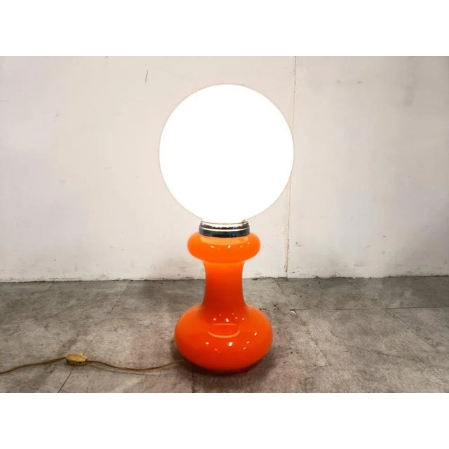 Murano Glass Table Lamp from Mazzega, 1960s For Sale - Image 4 of 10