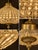 1960s 1960 French Gold Bronze Crystal Chandelier 1 Light For Sale - Image 5 of 12