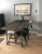 Industrial Restoration Hardware Reclaimed Elm Wood Table With Cast Iron Table For Sale - Image 3 of 5