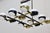 Vintage 12-Light Opal Glass and Metal Pendant Lamp from Stilnovo, 1958 For Sale - Image 15 of 18