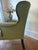 Pair of 2 Mid-20th Century Vintage Hollywood Regency / Art Deco Revival Wingback Accent Chairs in Pristine Condition For Sale - Image 9 of 15