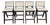 Restoration Hardware Jakob Counter Stools (4) Four For Sale