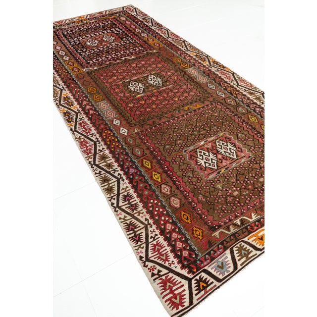 District Loom Vintage Kilim Gallery Rug | Paloma For Sale - Image 4 of 15