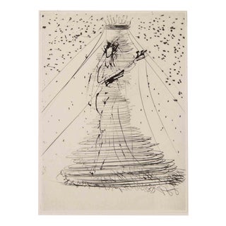 The Queen, 1968, Etching For Sale