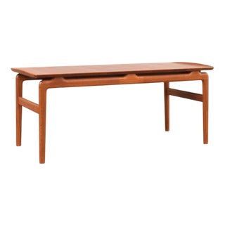 Teak Model 640 Coffee Table by Peter Hvidt & Orla Mølgaard-Nielsen for France & Søn, 1950s For Sale
