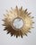 Metal Sunburst Gilt Feather Light, 1960s For Sale - Image 7 of 7