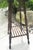Wood Antique, Dark Oak, Victorian-Style, Accent Table With Spool-Turned Legs and a Slatted Shelf, 1890’s For Sale - Image 7 of 12