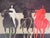 Albert Zavaro (1925-2022) The Tricolor Horsemen Original color lithograph Signed in pencil Limited edition of 170 copies...