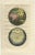 Antique map, titled: 'the creation of the world according to the of moses.' two separate maps on one sheet showing the...