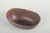Carl-Harry Stålhane for Rörstrand. Bowl, mid-20th century. Oval stoneware bowl with low foot and reddish-brown glaze with...