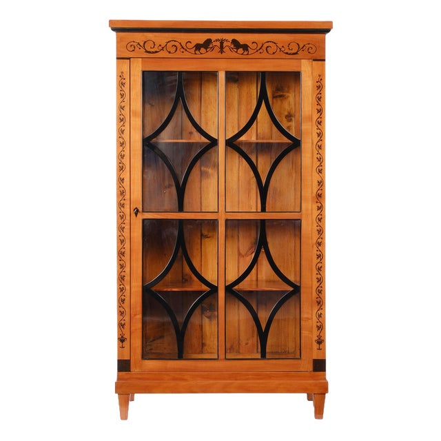 Biedermeier II Corner Display Cabinet, Rhineland, 1890 For Sale