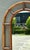 Vintage Rattan Arched Wall Mirror For Sale - Image 10 of 14