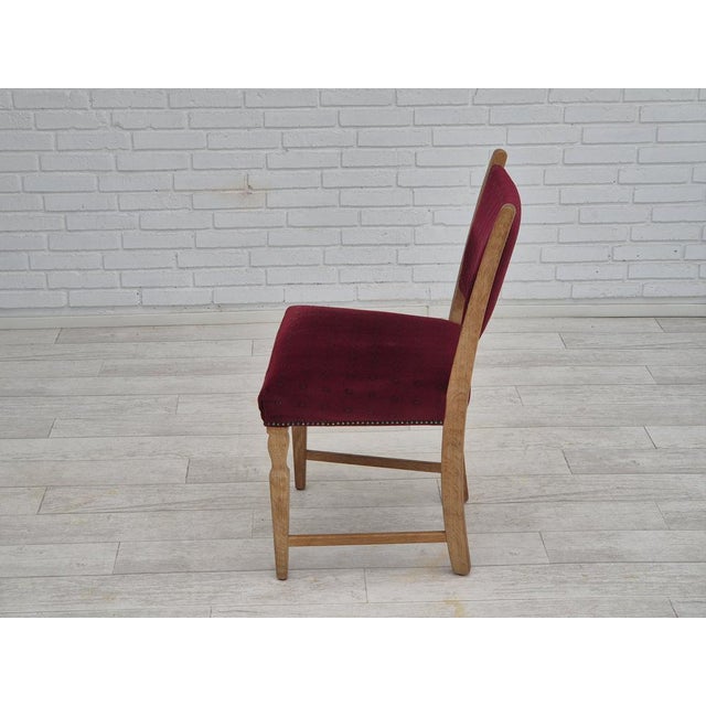 Danish Dinning Chairs in Oak Wood, 1970s, Set of 6 For Sale - Image 13 of 18