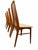 1960s 1960s Danish Modern Teak "Eva" Dining Chairs by Niels Koefoed for Koefoeds Hornslet - Set of 4 For Sale - Image 5 of 7