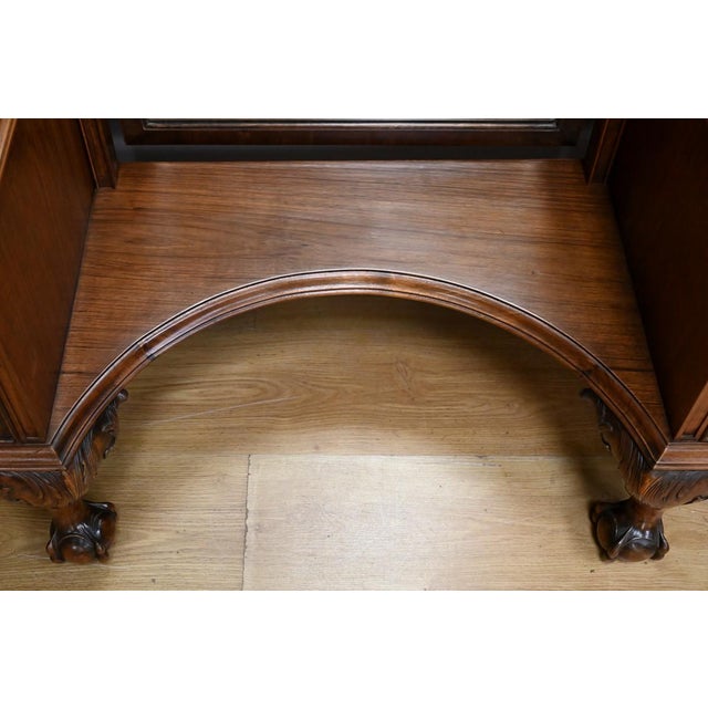 Chippendale Style Walnut Dressing Table, England, 1930s For Sale - Image 10 of 17