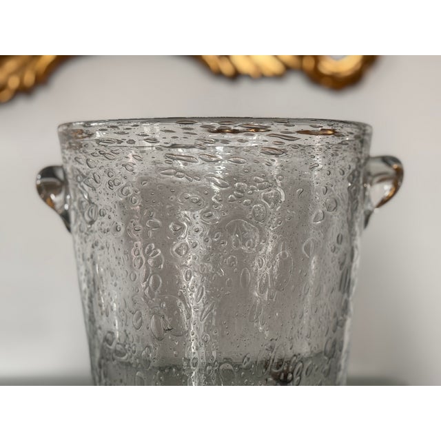 Mid 20th Century Bubbled Glass Champagne Bucket in the Style of Biot, France, Circa 1960 For Sale - Image 5 of 9