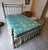 Black Antique French 1890’s Cast Iron and Brass Full Size Bed Frame For Sale - Image 8 of 14