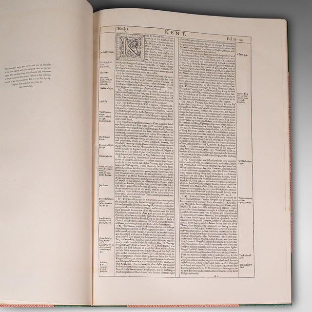 Blue 1953's 4 Vols Vintage English Maps For Sale - Image 8 of 12